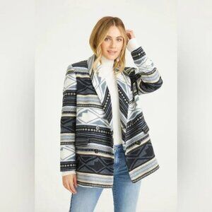 DRIFTWOOD Blanch Southwestern Print Blazer jacket‎